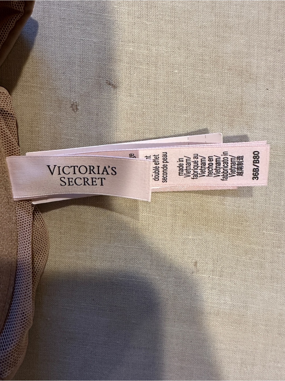 Victoria's Secret Nude Front-Close Racerback Bra - Picture 4 of 5
